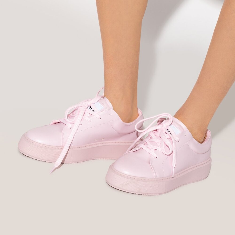 NIB GANNI Pale Lilac Sneakers - Picture 6 of 8